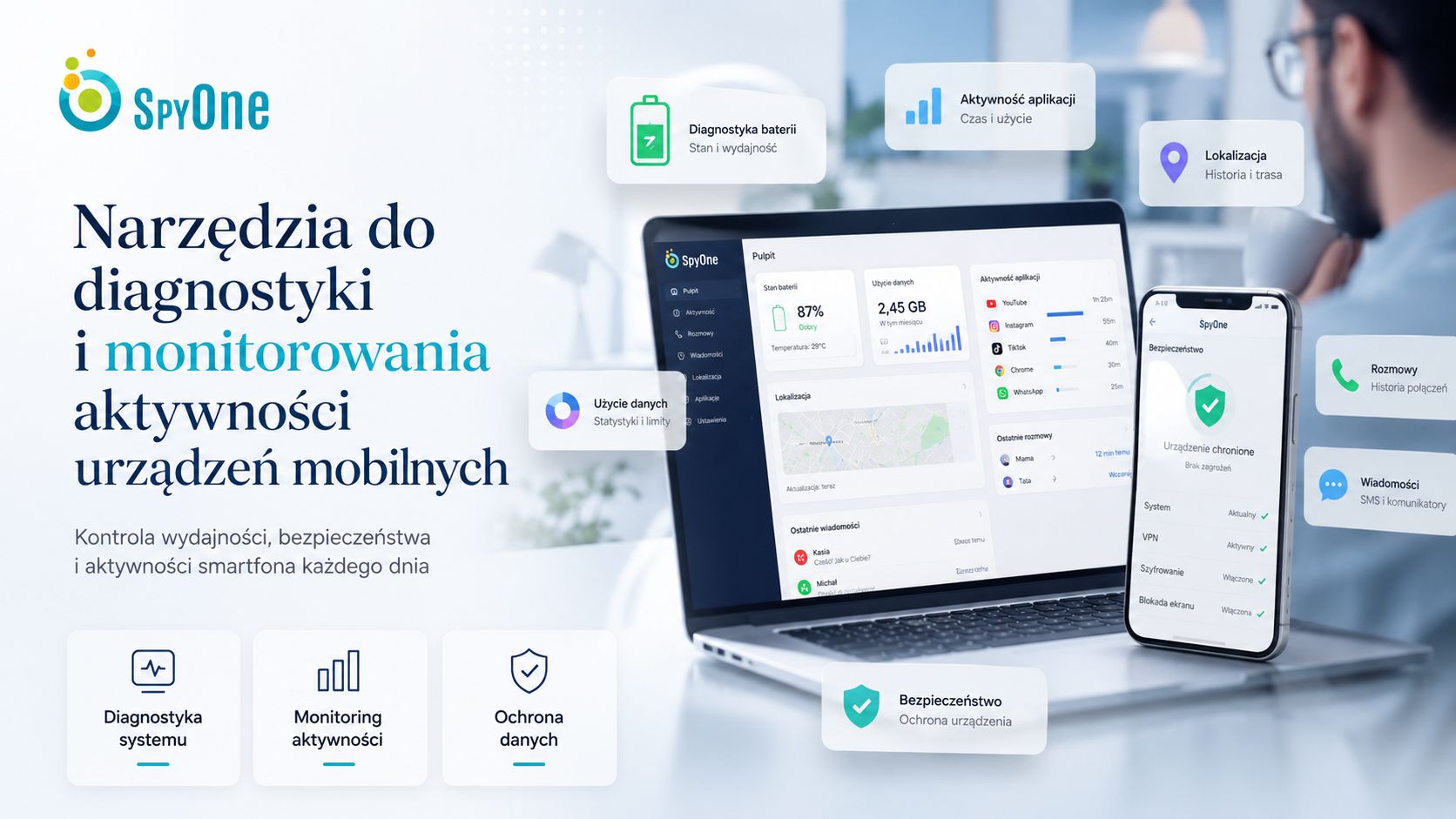 Narzędzia do diagnostyki i monitorowania aktywności urządzeń mobilnych